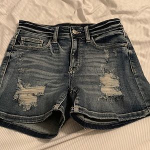 Womens Judy blue shorts midrise